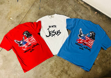 Load image into Gallery viewer, “I’M WITH JESUS” 2024 Election unisex Tshirt
