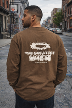 Load image into Gallery viewer, “The GREATEST sacrifice” Unisex oversized Tshirt