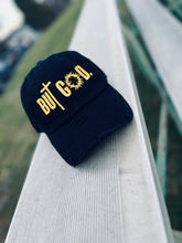 Load image into Gallery viewer, “But God” Distressed dad hat
